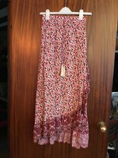 Ladies M&S Red Long Maxi Hippy