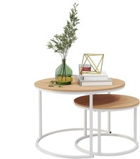 Set of 2 Round Coffee Table