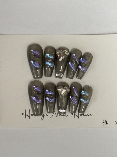 Press nails dark olive - press,