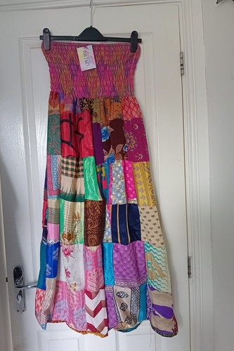 Boho wide legged poly silk - poly,