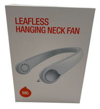Leafless Neck Fan M6 Portable USB Rechargeable Headphone Style Cooler - C75 O887