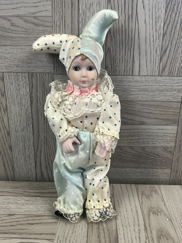 Vintage porcelain clown - porcelain,