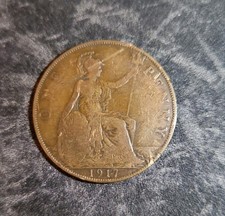 1917 UK One Penny King George
