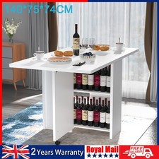 Mobile drop leaf table - leaf, folding