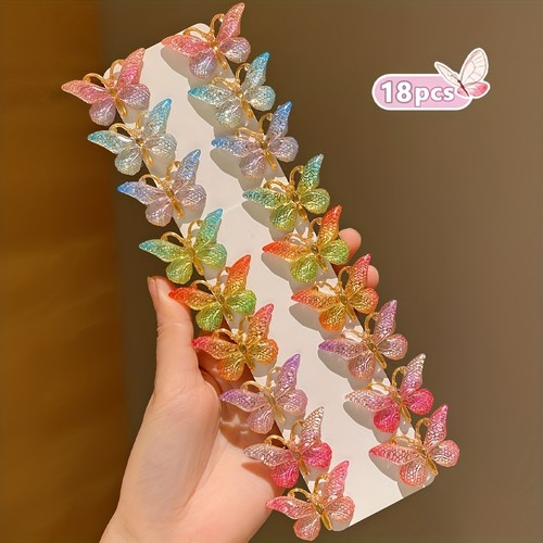 Pcs butterfly hair - 18,
