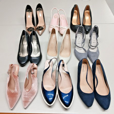 WOMEN'S SHOE BUNDLE x 9 sizes 3.5-7 inc M&S HOBBY ALDO