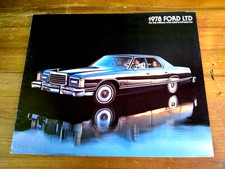 FORD LTD RANGE AMERICAN SALES