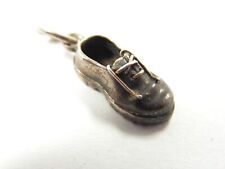 Vintage silver  Teddy Boy Brothel Creepers Shoe Charm Pendant
