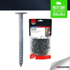 Timco Clout Nail Aluminium 50mm x 3.35mm 1KG Bag For Roofing Felt Slate Shingles