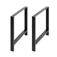 2 X Rustic Metal Table Legs