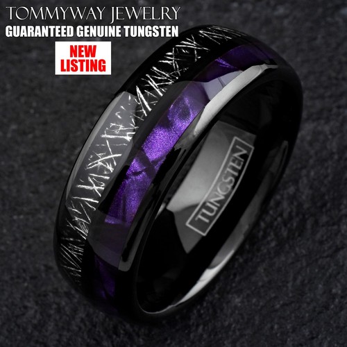 Black tungsten carbide ring - carbide,