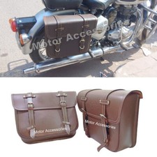 Brown Leather Saddle Pannier