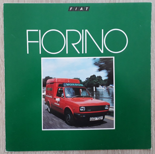 Fiat fiorino van - brochure, 1980