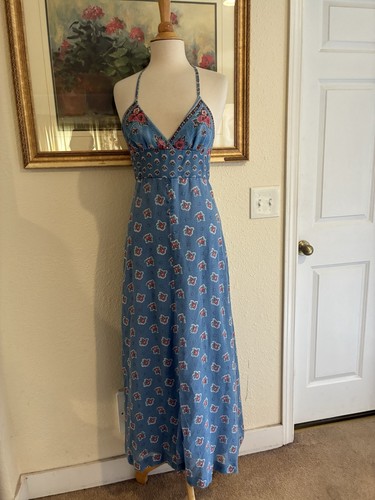 Vtg 70s young edwardian blue - vtg,