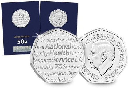 2023 50p years of the - 50p, uk