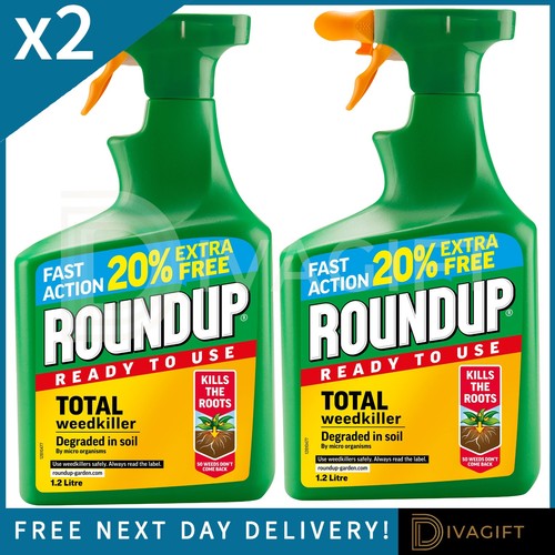 Roundup weedkiller spray - x,