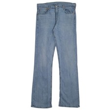 LEVIS 527 Jeans Slim Boot Cut Fit Blue Denim Trousers Mens W36 L34