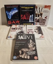 Saw DVD Collection Volumes 1-6 Complete Collection Horror In Good Condition