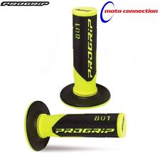 PRO GRIP 801 BLACK / FLO YELLOW MX HANDLEBAR GRIPS for SUZUKI RMZ 250 / 450