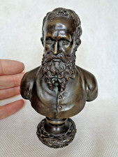 GENUINE 19TH CENTURY GRAND TOUR BRONZE BUST / STATUE ANDREAS VESALIUS