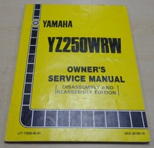 1989 Yamaha YZ250WRW Owner's Service Manual LIT-11626-06-91    3RB-28199-10