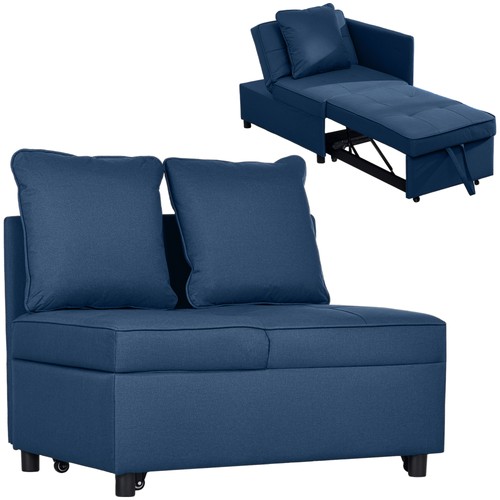 Homcom folding sleeper sofa - folding,