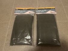 GREEN SCRIM FACE NECK VEIL