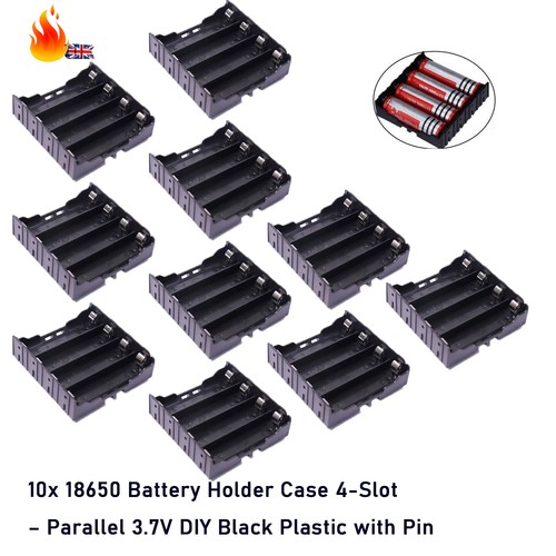 10x 18650 battery holder case - 18650,