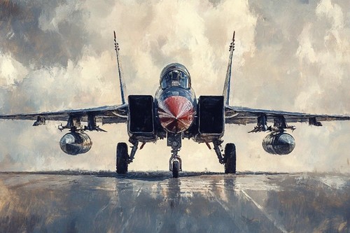 Military style jet - style, plane