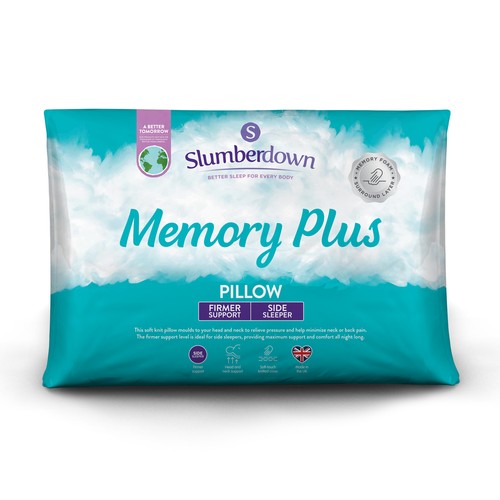 Memory foam pillow - pillow, firm