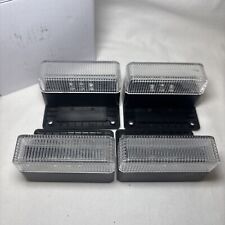 LED Garden Lights Solar Powered Fence Wall Door Patio Decking Outdoor Lighting