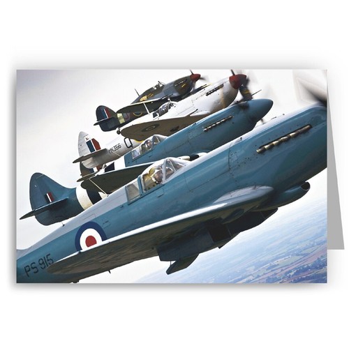 Spitfires greeting card - card,