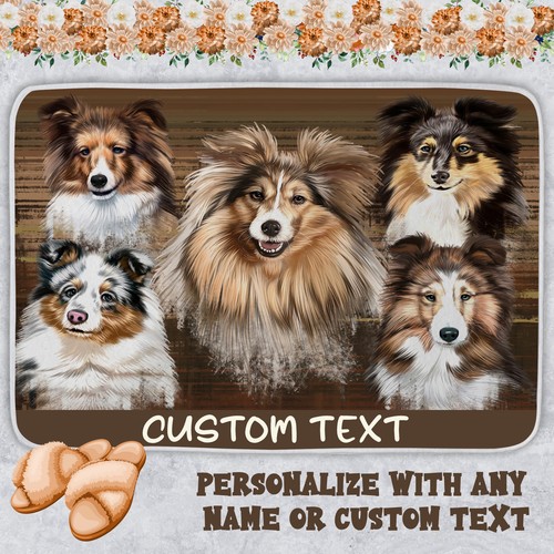 Shetland sheepdog dog bath - sheepdog,