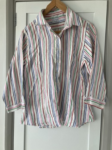 100 linen striped shirt by - linen,