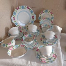 Royal Albert TEA SET Blue &