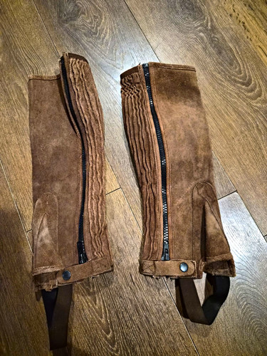 Dublin brown suede half chaps - dublin,