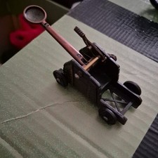 Ornament Medieval Catapult Actual Working Parts Bronzed Metal / Pencil Sharpener