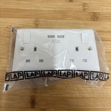 LAP Double 13A Switched Gloss