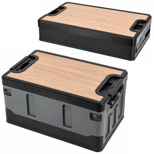 Foldable plastic storage - plastic, box