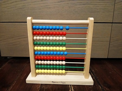 Wooden abacus for kids - wooden,