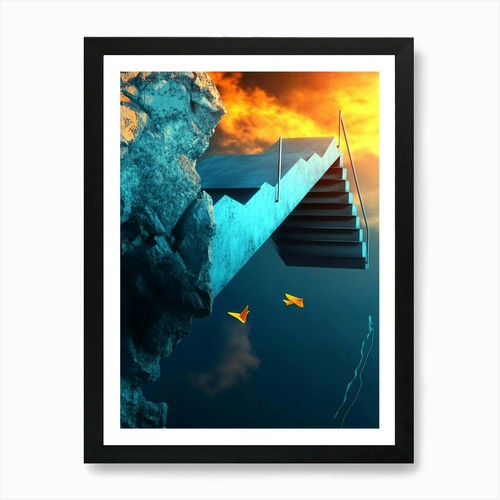 Stairway heaven art - stairway,