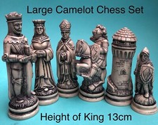 LATEX CHESS SET  MOULDS (LARGE  CAMELOT) MOULDS) TO MAKE YOUR OWN SETS