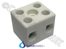 HEATED GANTRY UNIT TERMINAL CONNECTOR BLOCK 57A 2 POLE HIGH TEMPERATURE CEAMIC