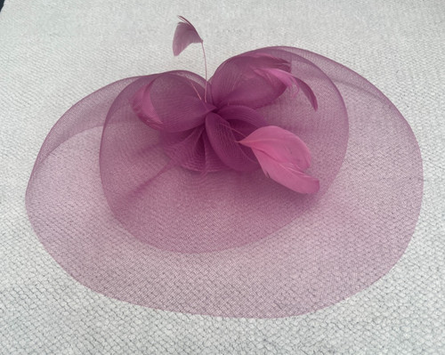 Lilac pink feather - lilac,