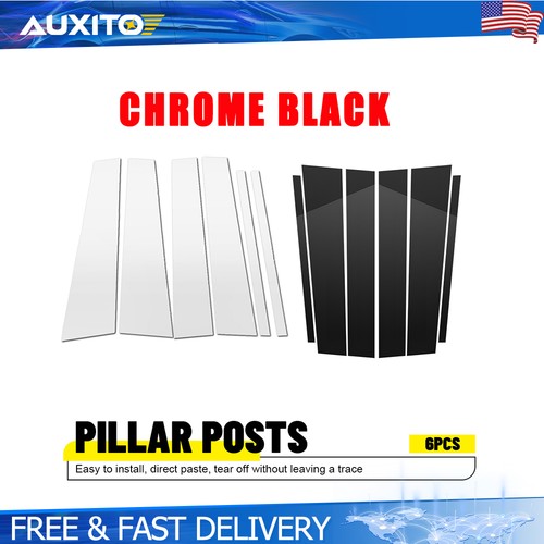 6pcs gloss black - 6pcs,