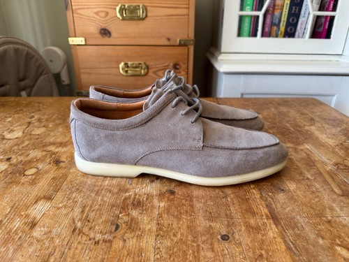Mens ecco grey suede trainers - ecco,