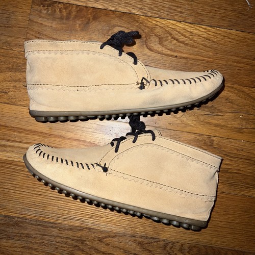 Minnetonka suede tan ankle - suede,