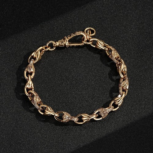 Womens 9ct gold tulip - gold, pattern