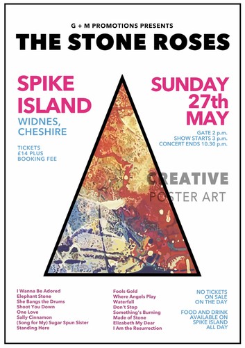 Spike island concert poster - concert, |