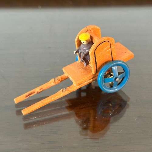 Vtg miniature wooden - miniature, cart